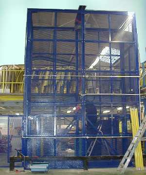 mezzanine floor goods lift