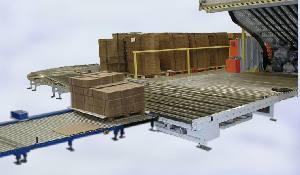 powered roller conveyor belt system